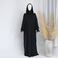 Vêtements amples pour femmes grande taille robes abaya longues vente en gros de robes longues moins chères pour femmes musulmanes en mousseline de soie