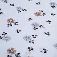 Tissu en microfibre de polyester tissé imprimé pigmentaire sur mesure, directement de l'usine, pour la fabrication de draps de lit