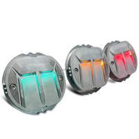 Étanche IP68, capacité de charge de 50 tonnes, éclairage à clou simple/double direction en option, couleur jaune, blanc, rouge, garantie de 3 ans