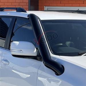 도요타 LC200 2018 + 를 위한 도로 차 자동 부속품 스테인리스 검정 스노클 떨어져 4x4 트럭을 줍으십시오 - Product Image 5