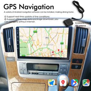 Écran tactile Android 13 de 128 Go pour Toyota Alphard H10 2004-2008, navigation GPS, autoradio stéréo, lecteur multimédia vidéo, unité principale - Product Image 4