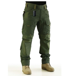 Pantalones de Entrenamiento DFP924 Verde Camuflaje con Múltiples Bolsillos para Cosplay - Product Image 3