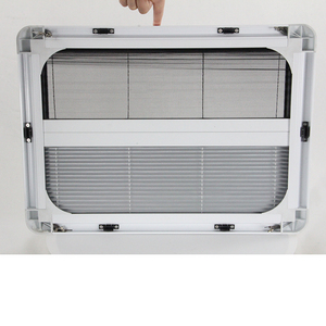 Ventana Ajustable para RV de 900*900mm, Ventana Abatible de Aluminio con Persiana Opaca y Mosquitera para Remolque, <span class=keywords><strong>Caravana</strong></span>, Autocaravana - Product Image 6