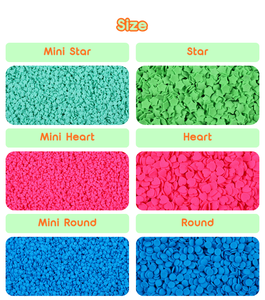 Confettis comestibles halal sans noix en forme de cœur creux multicolores en bouteille pour la décoration de pâtisseries, fournitures de pâtisserie, garniture de gâteau - Product Image 3