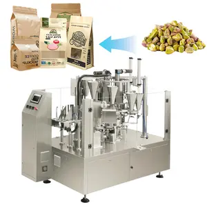 Multi-Lane Automatic Packing And Sealing Machines Rotary Premade Bag Standing Pouch Packing Machine