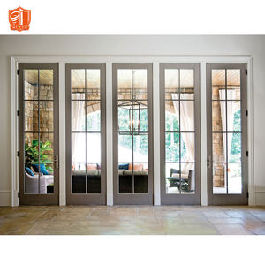 Porte patio à battants en aluminium pour villa, <span class=keywords><strong>double</strong></span> vitrage, vente en gros directe d'usine - Product Image 3