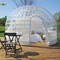 AIRFUN Transparent Bubble Glamping Dome Location Coulissant Dôme Tente Maison Igloo Bubble Tent Maison pour le camping