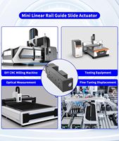 Actionneur linéaire miniature personnalisé avec rail linéaire, glissière, roulement, moteur pas à pas 28, course effective de 50 mm, plateau linéaire X Y Z YUNSEN