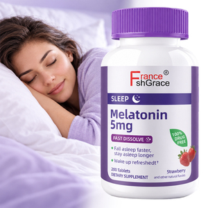 Comprimés de mélatonine Shecome haute puissance pour favoriser la santé du sommeil, 200 comprimés pour hommes et femmes, extraits végétaux de mélatonine pour la santé - Product Image 1