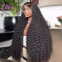 Perruques en gros avec dentelle frontale HD, cheveux humains, 13x6, sans colle, perruque frontale complète HD, fournisseur de perruques bouclées profondes, cheveux indiens bruts