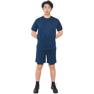 Tenue d'entraînement pour pompiers, ensemble de vêtements d'entraînement physique à manches courtes, <span class=keywords><strong>t</strong></span>-<span class=keywords><strong>shirt</strong></span> de <span class=keywords><strong>sport</strong></span> respirant à séchage rapide, short d'é<span class=keywords><strong>t</strong></span>é pour activités de plein air - Product Image 4