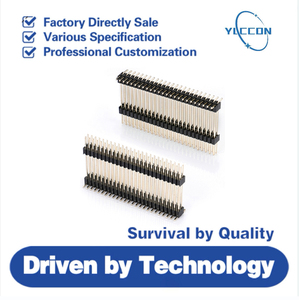 Professional Manufacturer Of Dual Row 1.27mm Pin <strong>Header</strong> Straight 50P SMT Connector - Product Image 2