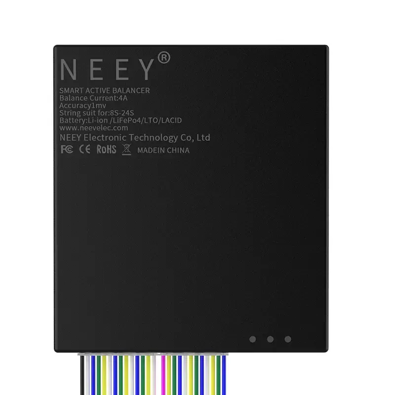 NEEY 4TH US EU Stock DDP 4A Smart Balancer 2 ~ 24S LFP li-ion LTO batteria Smart Active Balancer lifepo4 balancer W/adattatore