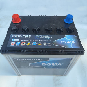แบตเตอรี่ตะกั่วกรด EFB 12V 65AH รุ่น BGMA Q85 ใหม่ ไม่ต้องบำรุงรักษา ระบบชาร์จ SMF MF รับประกัน 1-2 ปี สำหรับรถยนต์และรถตู้ - Product Image 2