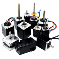 Série complète de moteurs pas à pas hybrides carrés/ronds Nema 8 20 mm 2 phases personnalisés, certifiés CE ROHS pour imprimante 3D