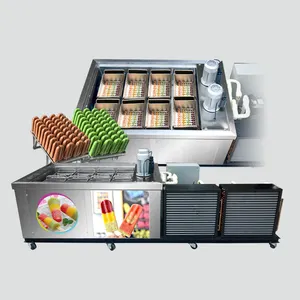 Free shipping to Africa tax included by sea 8 molds ice lolly making machine/popsicle making machine/ice lollipop machine