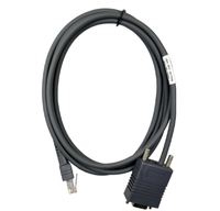 Kabel Serial Pemindai Barcode 9-pin ke RJ45 Kompatibel dengan LS2208 DS6878 9808 6707 2M Pengisian Cepat dan Transfer Data