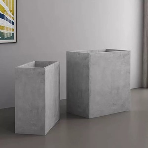 Maceta Rectangular de Cemento, Arcilla de Magnesio, para Sala de Estar, Balcón, Jardinera, <span class=keywords><strong>Exterior</strong></span>, Macetero para Azotea - Product Image 4