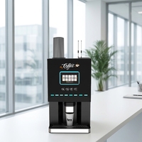 Machine à café économique de table LE 307C avec SDK, système d'exploitation Android, écran LED, capacité de 150 tasses, café frais sur place