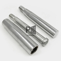 OEM Carbon Steel Chrome Plated Machine Tool Rotating Movable Handle / Fixed Rocker Threaded Rod With Single End M6M8M10M12