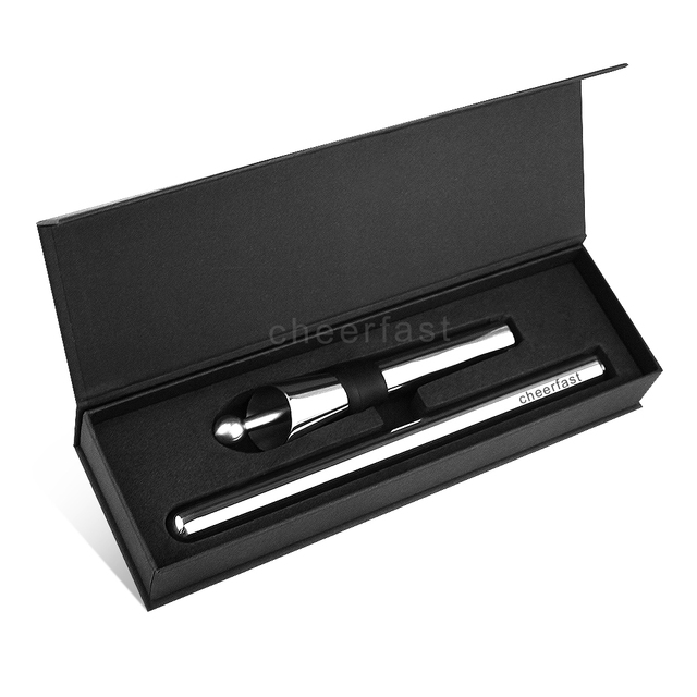 New Arrivals Red Wine Bottle Cooler Wine Chiller Stick Set and 3-In-1 Stainless Steel Wine Bottle Chilling Stick Set