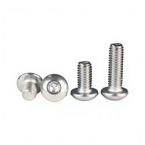 304 Edelstahl M8 Flachkopfschraube mit Innensechskant und Schlitz - Product Image 1