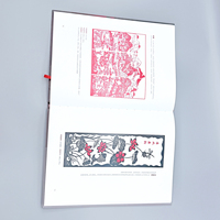 Papel offset personalizado de edición limitada de tapa dura para impresión de libros con borde rociado pintado