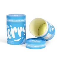 Tube en carton kraft de qualité alimentaire, forme ronde, pour emballage de café et de thé