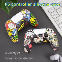 Vente chaude contrôleur étui PS5 anti-dérapant Silicone peau housse de protection pour PS5 DualSense contrôleur sans fil