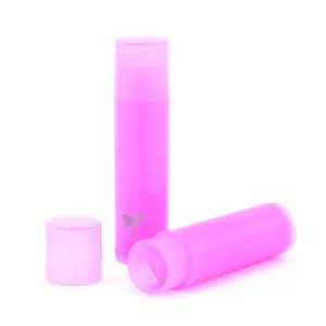 Tùy Chỉnh Màu Sắc Lip Balm Ống Container Chất Lượng Cao Rỗng Nhựa Mỹ Phẩm 5G Son Môi Ống Màn Hình In Ấn Son Môi Đóng Gói