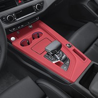 Pour Audi A4L A5 2025 : Tapis en silicone pour console centrale, accessoires de rangement intérieur de voiture, amélioration de l'espace de rangement