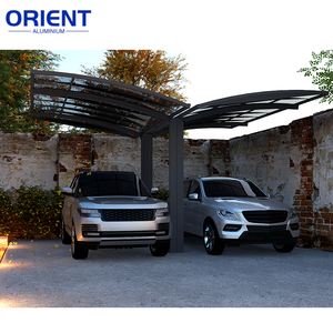 Nouvelle conception, vente chaude, abri de voiture en métal à pente unique de haute qualité 3,0 m <span class=keywords><strong>x</strong></span> 5,5 m pour 2 voitures - Product Image 6