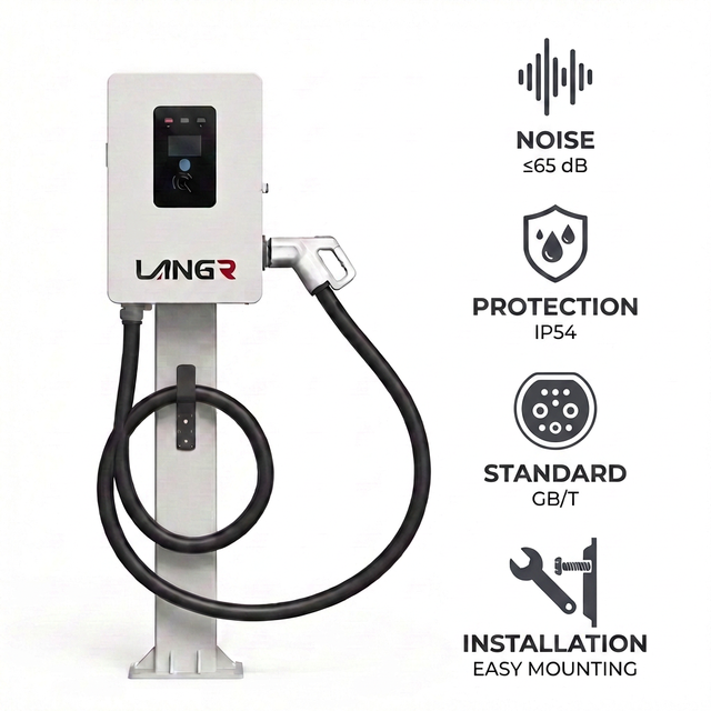 20kW 30kW 40kW DC EV Charging Station Wall Mounted/Pedestal for Electric Car Commercial and Home Use