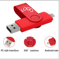 Memory Stick Usb 2.0 Pendrive 8gb 16gb 32gb 64gb 128gb 256gb 512gb Double Usage Otg Android Usb Flash Drive 2 dans 1 pour Mobile