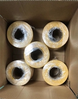 Rouleaux autocollants jaunes à colle anti-insectes 20cm x 100m, bandes de colle à double face avec films de décharge, 10 pièces