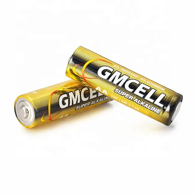 GMCELL MSDS LR6 baterai 1.5v AA baterai Alkaline untuk mainan elektronik
