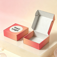 Boîte d'emballage pour envoi de nourriture de qualité supérieure, boîte en carton ondulé E-flute avec logo personnalisé, boîte en carton ondulé pour l'expédition de nourriture