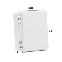Boîtier électrique étanche en plastique à charnières pour extérieur, IP66, 210*160*100mm