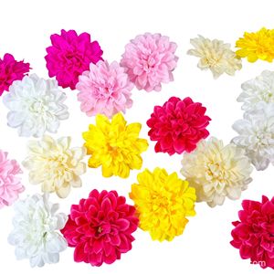 Tête de fleur artificielle Dahlia 13cm, branche unique, pour décorations de mariage - Product Image 5