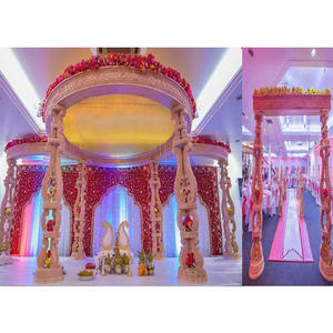 Top qualité mariage en bois Mandap Leicester Dream Occasion mariage Mandap Finlande fabuleux mariage personnalisé en bois Mandap USA - Product Image 1