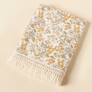 Couverture douce et agréable pour bébé, en mousseline de coton double couche, idéale pour poussette et berceau. - Product Image 3