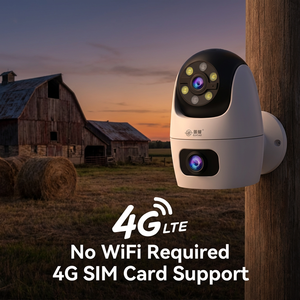 Caméra de <span class=keywords><strong>surveillance</strong></span> sans fil 4G avec carte SIM, 5MP, <span class=keywords><strong>surveillance</strong></span> de sécurité, pas de WiFi requis, caméra PTZ extérieure étanche, <span class=keywords><strong>application</strong></span> cam720/V380 Pro - Product Image 2