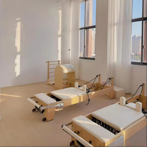 Fabricante Chino, Venta al por Mayor, Cama de Pilates Comercial de Madera de Arce, Resistente, con Resorte Elástico, para Entrenamiento de Equilibrio y Fortalecimiento del Core - Product Image 1
