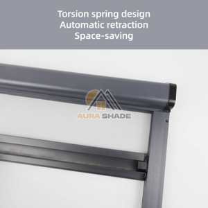 <span class=keywords><strong>Moustiquaire</strong></span> à enroulement pour fenêtre, en fibre de verre, avec cadre en aluminium, prix usine - Product Image 2