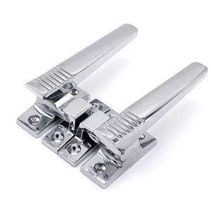 XK301 Modern High-quality Stainless Steel Glass Cabinet Sliding Window Patio <strong>Door</strong> Handle Lock Rotating Airtight Oven Replacement - Product Image 1