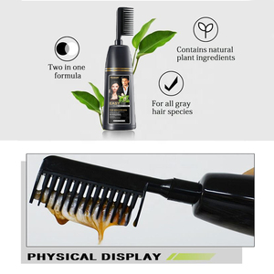 Peigne de teinture permanent pour cheveux noirs OEM bouteille d'applicateur de teinture pour cheveux bio crème de teinture pour cheveux de marque privée - Product Image 6
