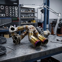 Sistema de Escape Cat-Back de Aleación de Titanio Ligero de Alto Rendimiento con Silenciador para Porsche 911 992 3.0T 3.8T