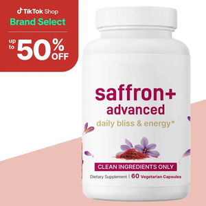 Cápsulas de Extracto de Azafrán, Suplemento Dietético para Adultos, Apoyo para el Estado de Ánimo y la Energía, Mezcla Herbal - Product Image 4