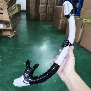 Équipement de plongée Central Snorkel Dry Top Waterproof Sea Spearfishing Underwater Exploration Snorkel Respirant Swimming Tube - Product Image 3