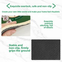 Tapis de Mahjong Funky Trade en Caoutchouc Naturel Imprimé 2-3mm, Imperméable et Anti-Taches, Conception Personnalisée pour Tapis de Jeu et Mahjong